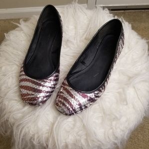 Zebra shoe flats from Forever 21🦓🖤